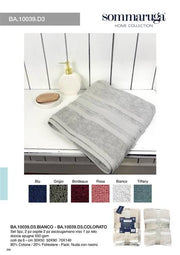 SOMMARUGA SET 5PZ BAGNO BA.10039.D3 COL. 2 OSPITI + 2 ASCIUGAMANI + 1 TELO SPUGNA