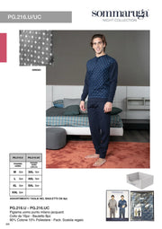 SOMMARUGA PIGIAMA UOMO PUNTO MILANO PG.216.U