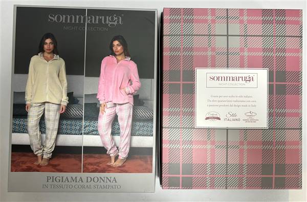SOMMARUGA PIGIAMA DONNA CORAL PG.222.D 