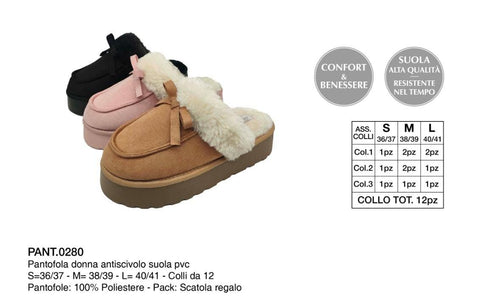 PREZIOSA PANTOFOLA DONNA PANT.0280