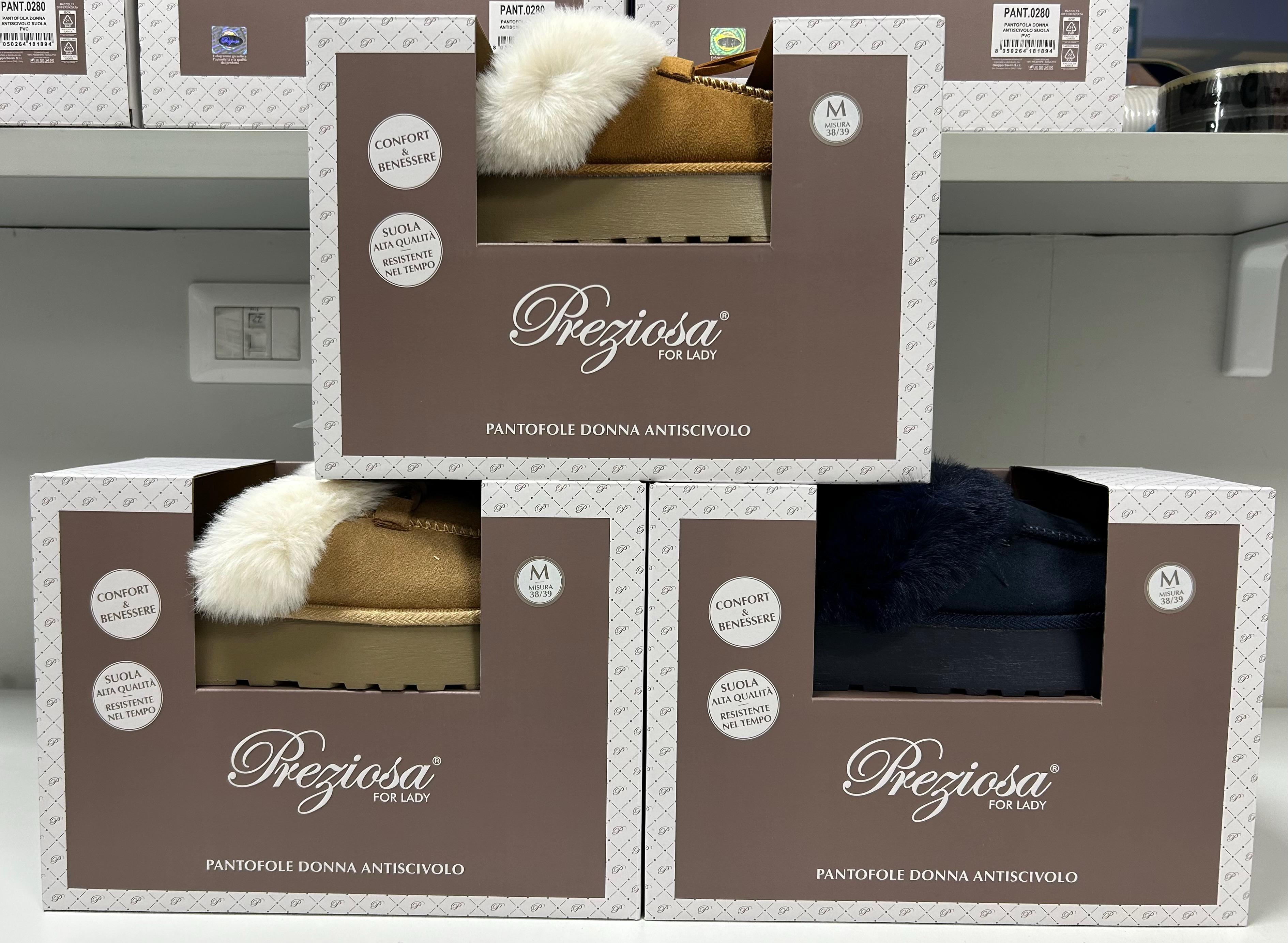 PREZIOSA PANTOFOLA DONNA PANT.0281