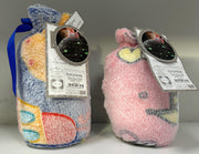 PREZIOSA PLAID IN CORAL STELLATA MEDIUM CHE SI ILLUMINA AL BUIO STELLATA.COP.DIS4.MEDIUM