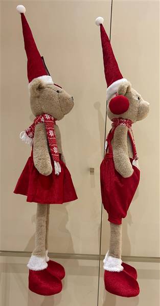 PREZIOSA TEDDY DECORATIVO BOY/GIRL XMAS ART.25121