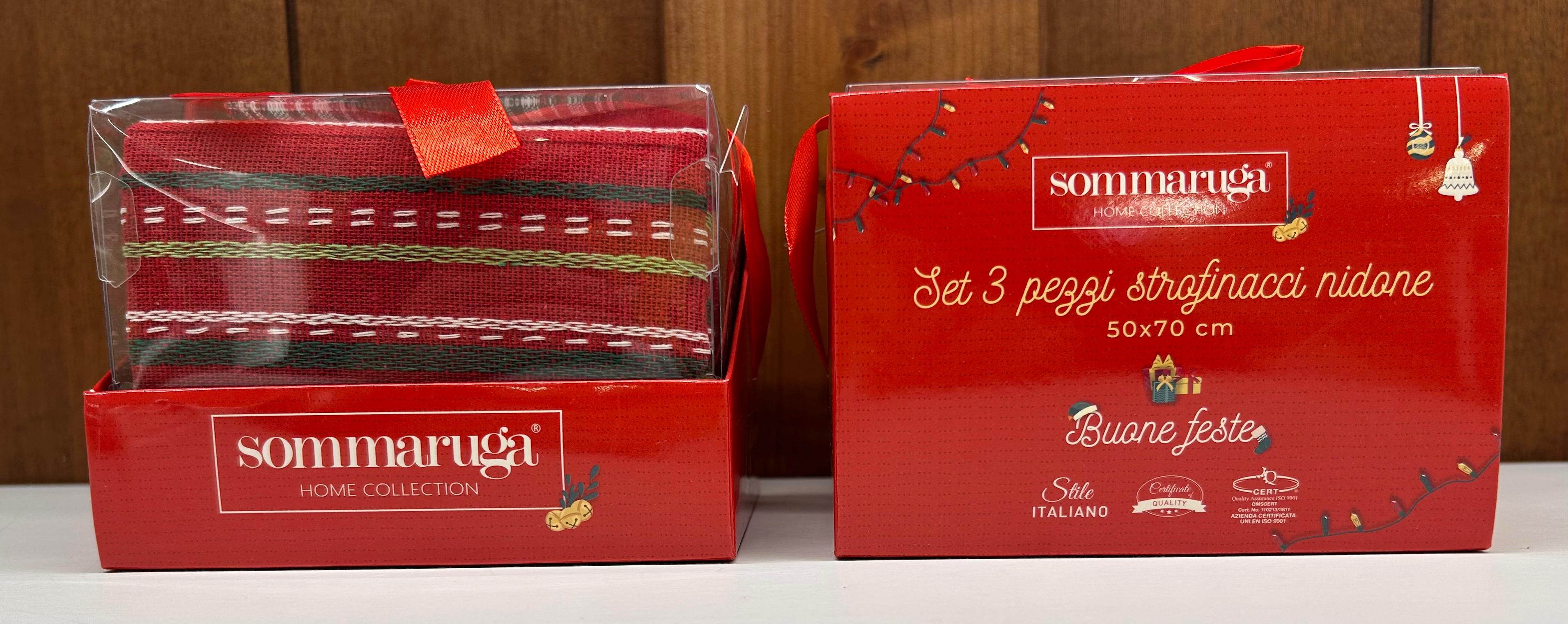 SOMMARUGA STROFINACCI 3PZ NIDONE XMAS ART.25005