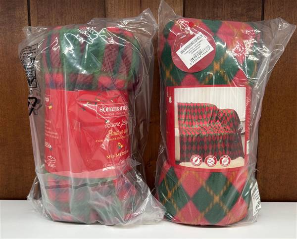 SOMMARUGA PLAID IN PILE BIG XMAS MORBIDI XMAS.MORBIDI.2.COP.BIG IN PILE