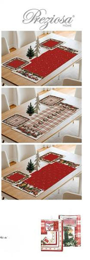 PREZIOSA CENTRINI HOLLY 3PZ XMAS XMAS.HOLLY.SET3PZ