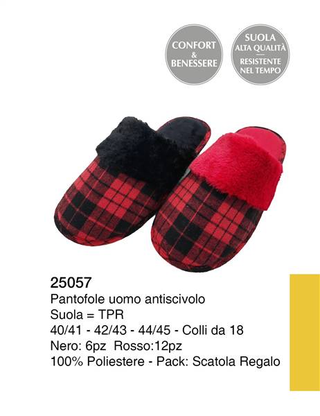 SOMMARUGA PANTOFOLA UOMO XMAS 25057 