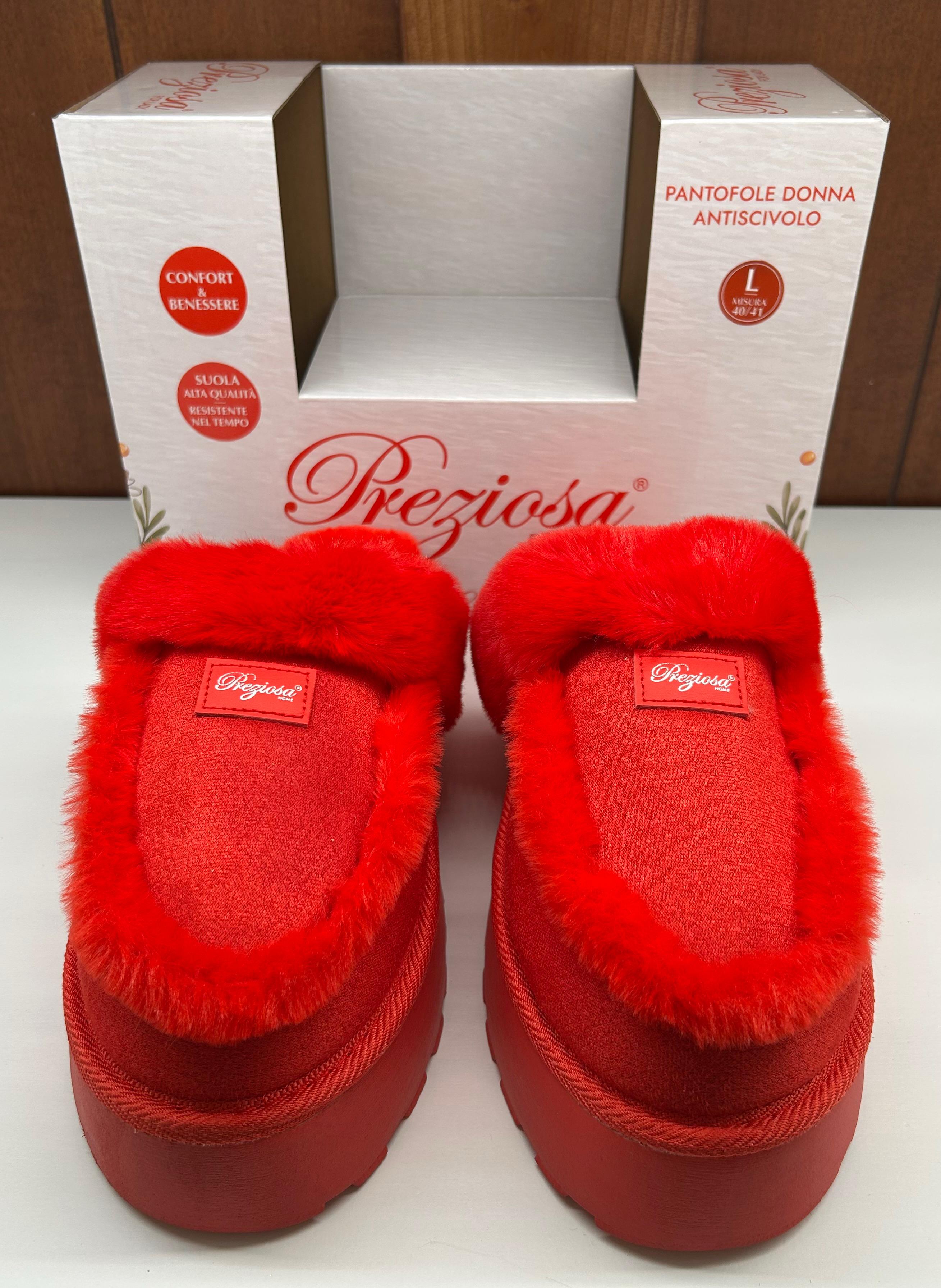 PREZIOSA PANTOFOLE DONNA XMAS PANT.25045