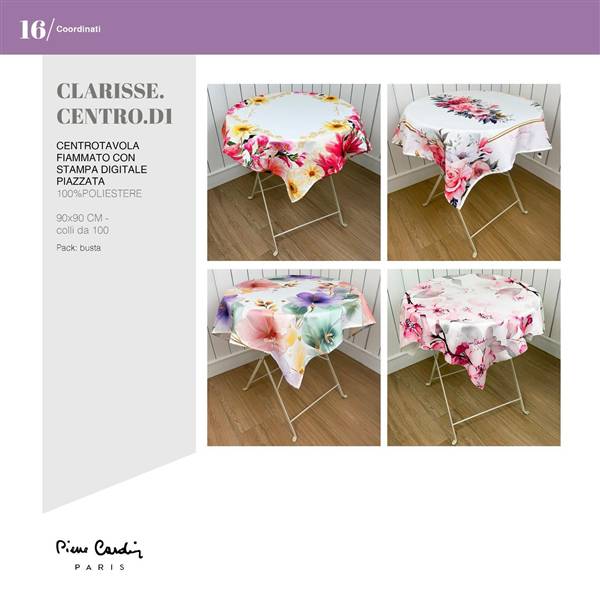 PIERRE CARDIN CENTROTAVOLA CLARISSE CLARISSE.CENTRO.D1
