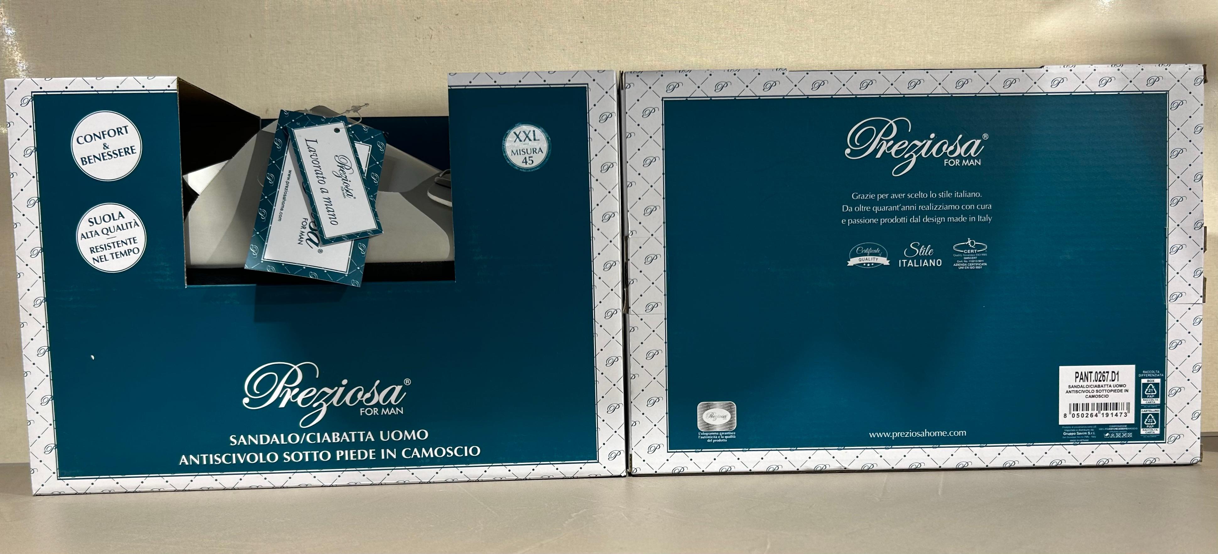 PREZIOSA SANDALO UOMO PANT.0267 PANT.0267.D1