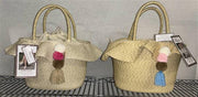 PREZIOSA BORSA MARE PAGLIA MR0042D4 35X22X14 CM