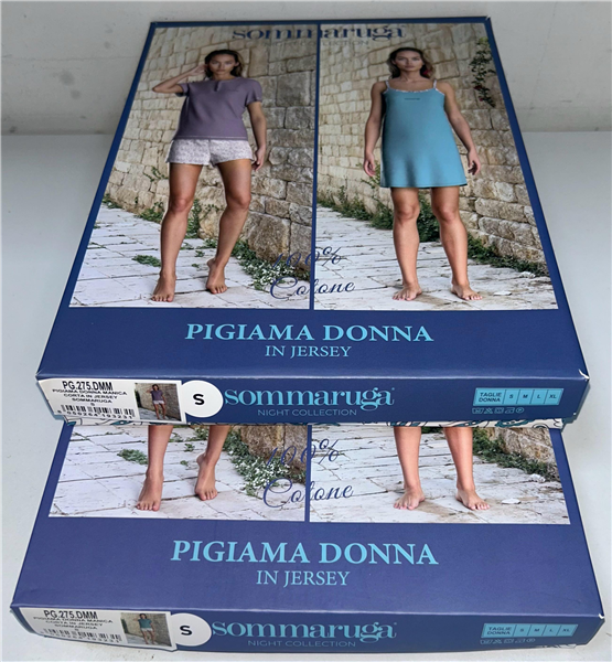 SOMMARUGA PIGIAMA DONNA CORTO PG.275.DMM IN JERSEY