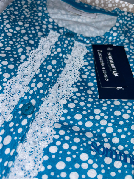 SOMMARUGA PIGIAMA DONNA CORTO PG.276.DMM APERTO CAMICIA IN JERSEY