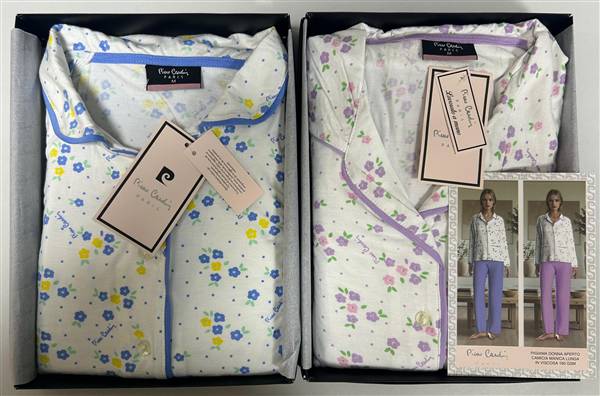 PREZIOSA PIGIAMA DONNA APERTO CAMICIA MANICA LUNGA PG.299.DAML