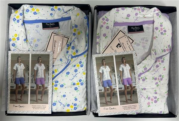 PREZIOSA PIGIAMA DONNA APERTO CAMICIA MANICA CORTA PG.299.DAMM