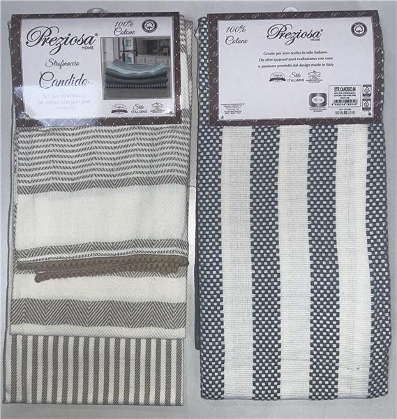 PREZIOSA STROFINACCI 3PZ 50X70 CANDIDO STR.CANDIDO.04