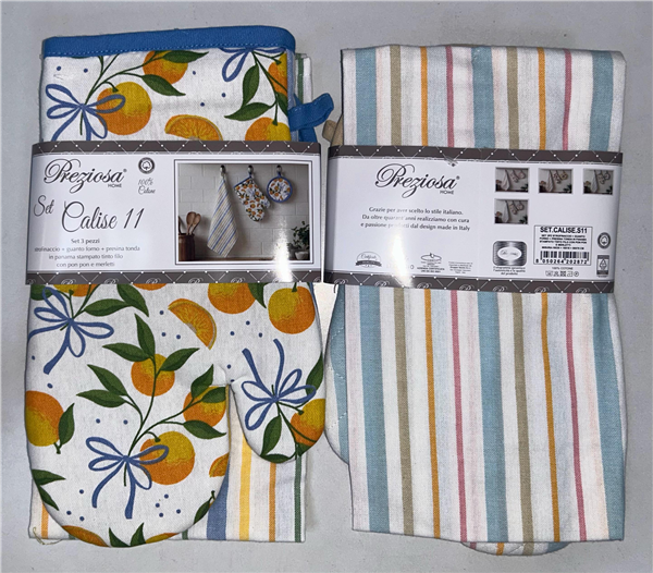 PREZIOSA STROF CALISE SET 3PZ S11 50X70 STR.CALISE.S11