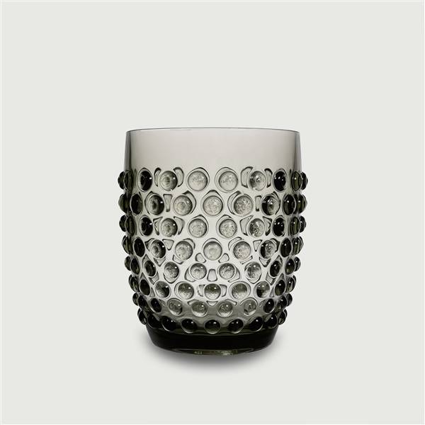 ARCA BICCHIERE DOTTED GRIGIO PLASTICA 