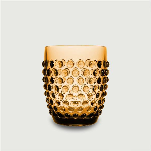 ARCA BICCHIERE DOTTED ARANCIO PLASTICA 