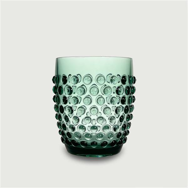 ARCA BICCHIERE DOTTED VERDE PLASTICA 