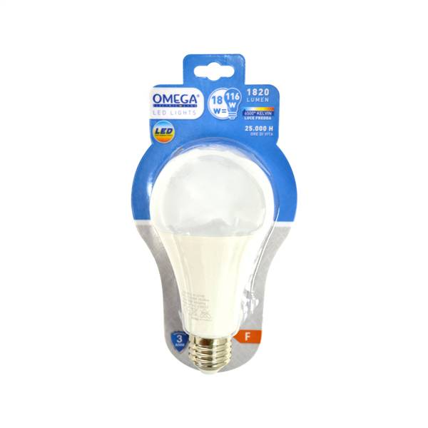 GB TRADE GOCCIA A70 18W LED E27 1820LM 6500K F