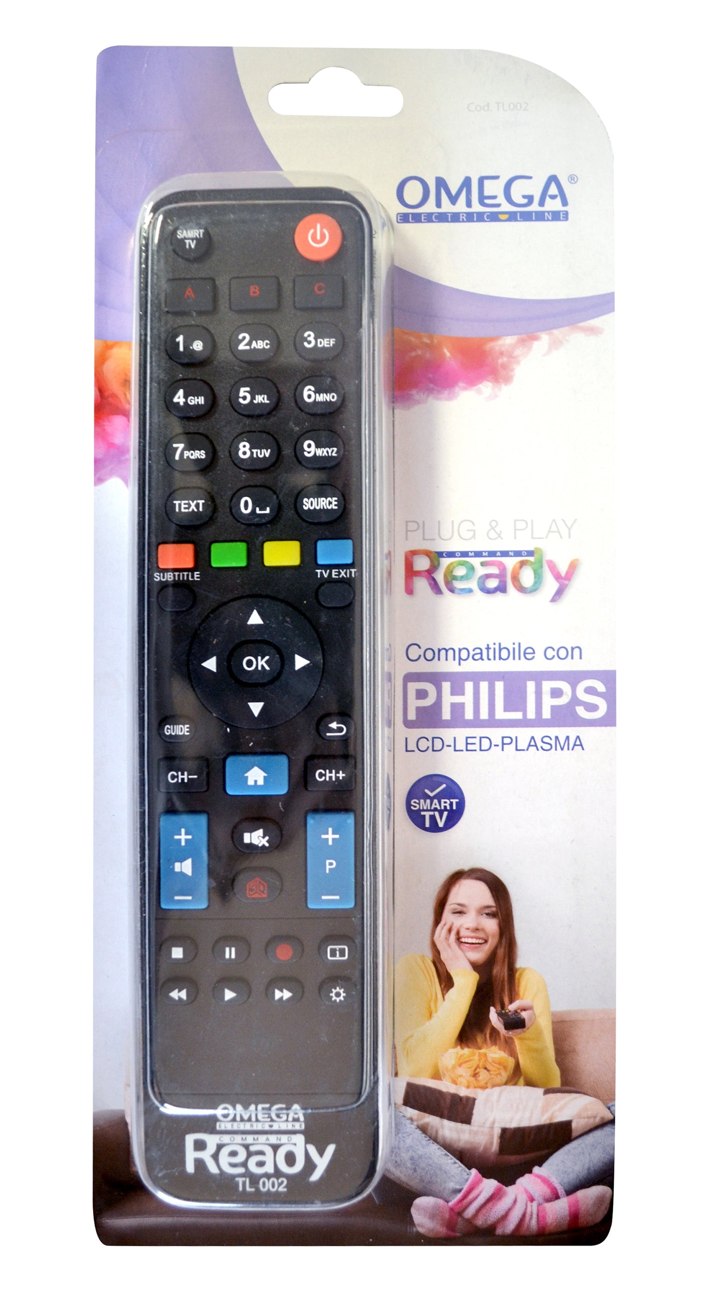 OMEGA TELECOMANDO UNIVERSALE PHILIPS