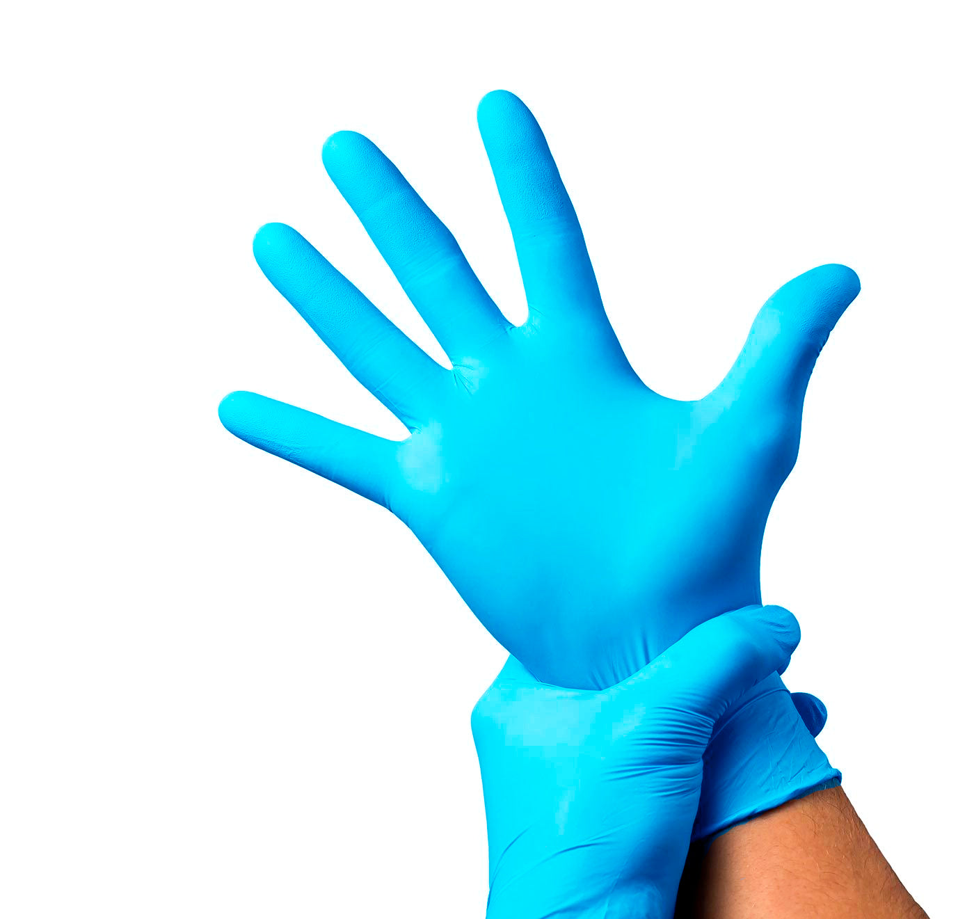 ITAL GUANTI IN NITRILE 100PZ MIS.M BLU