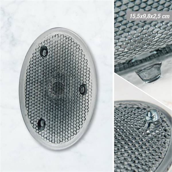 ABM POGGIASAPONE VETRO DIAMOND GRIGIO 