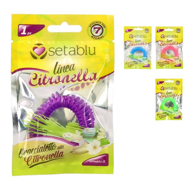 SETABLU BRACCIALE ANTIZANZARE COL.ASS. 