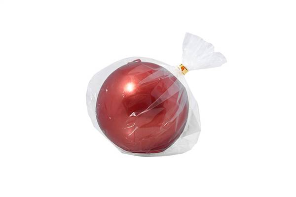 PARTENOPE CANDELA SFERA D.6 ROSSO METAL 