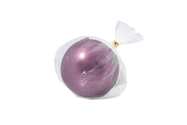 PARTENOPE CANDELA SFERA D.6 ROSA METAL 