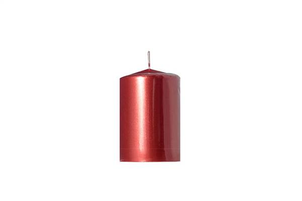 PARTENOPE CANDELA PILLAR D.5 H.6,5 ROSSO 