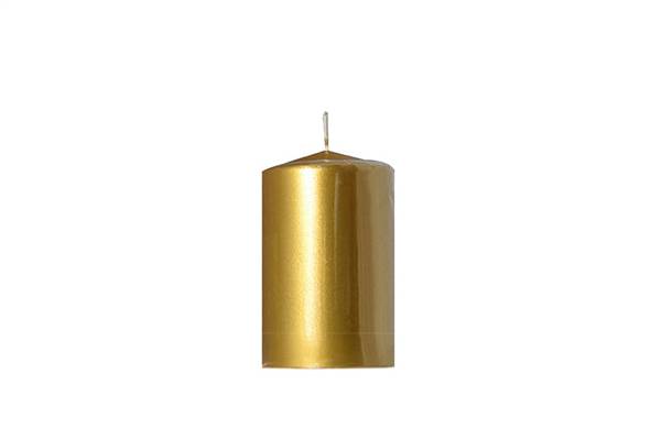 PARTENOPE CANDELA PILLAR D.5 H.6,5 ORO 