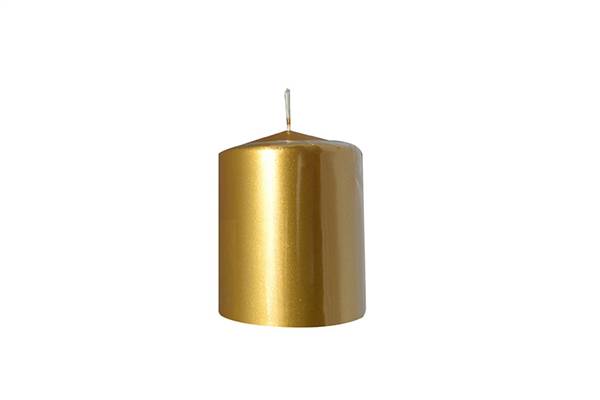 PARTENOPE CANDELA PILLAR D.7,5 H.10 ORO 