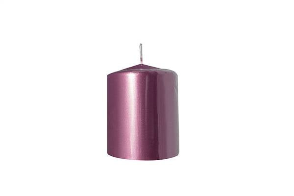 PARTENOPE CANDELA PILLAR D.7,5 H.10 ROSA 