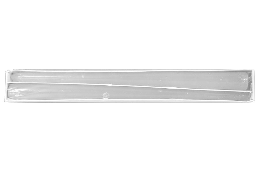 PARTENOPE SET 2 CANDELE STELO 30CM BIANC