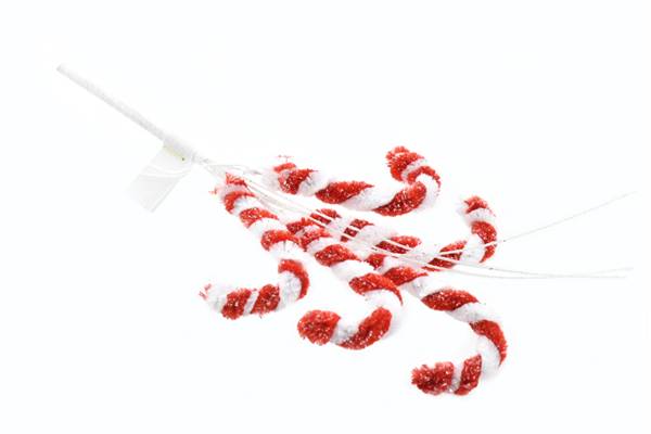 PARTENOPE PICK CANDYCANE 26CM ROSSA 