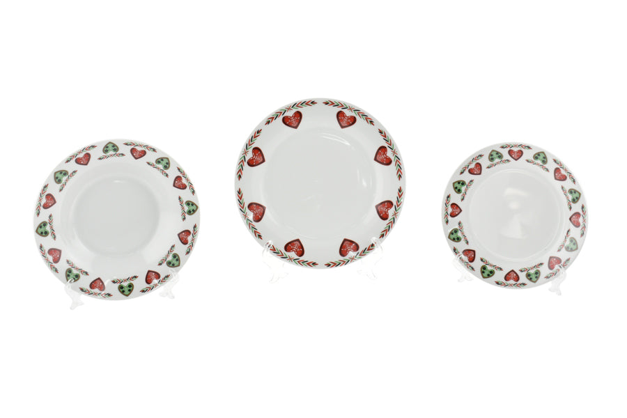 PARTENOPE SERVIZIO PIATTI 18PZ D.3024