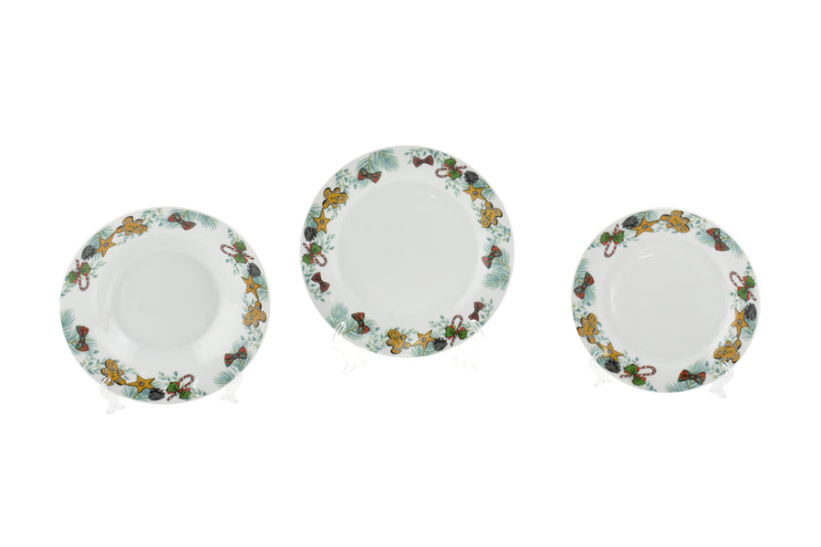 Partenope Servizio Piatti 18pz D.3023 - Infinity Home Store