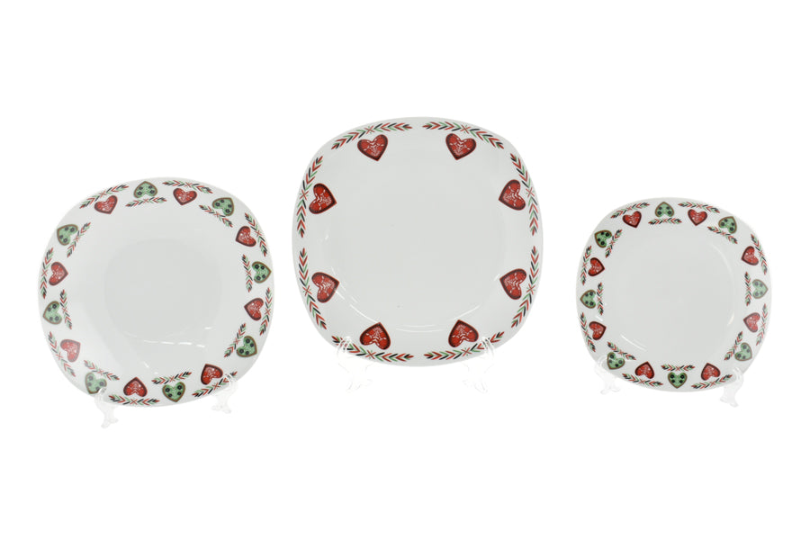 Partenope Servizo Piatti 18pz D.3024 Qd - Infinity Home Store