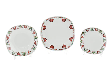 Partenope Servizo Piatti 18pz D.3024 Qd - Infinity Home Store