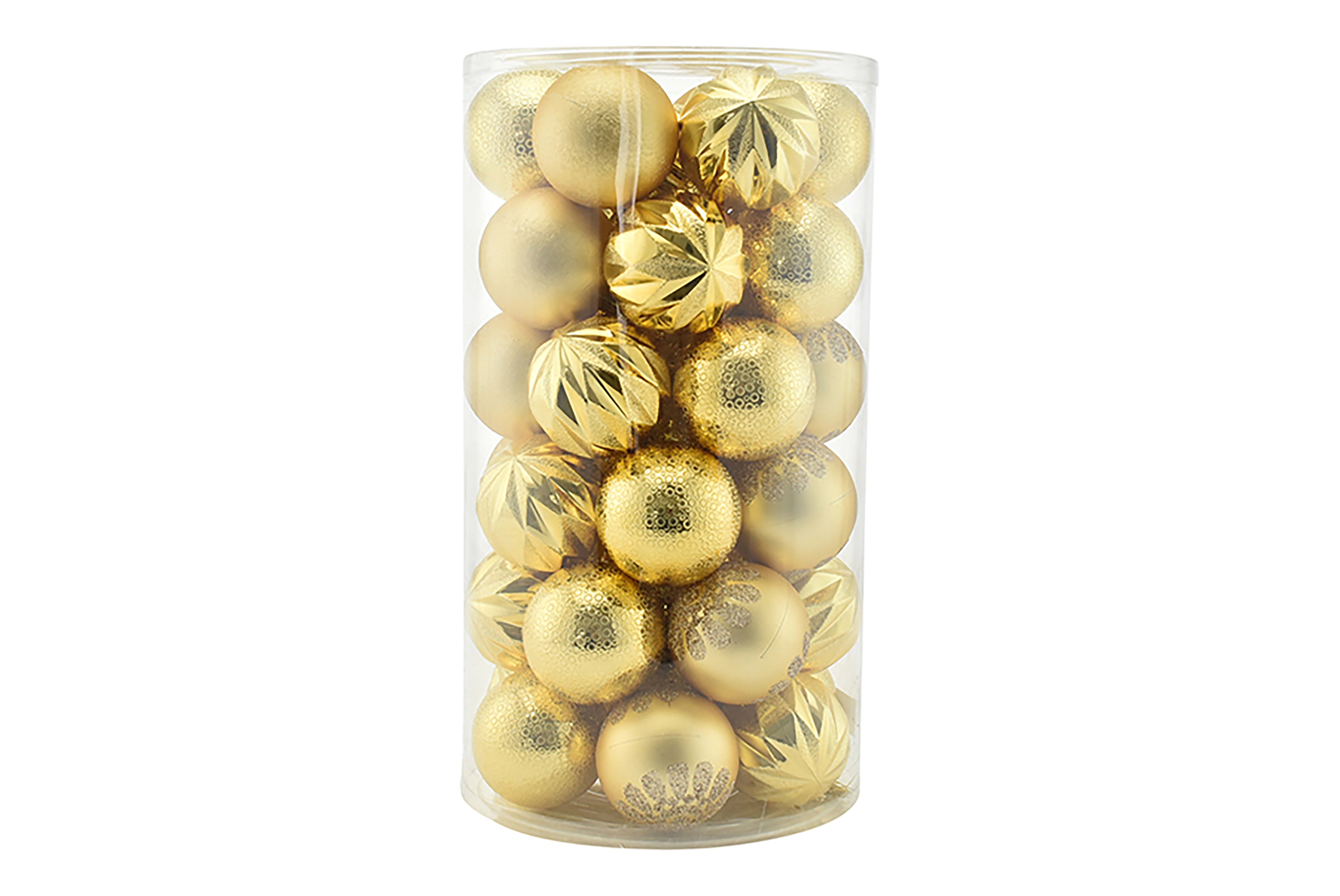 PARTENOPE SET 41PZ SFERE 6CM ORO - Infinity Home Store