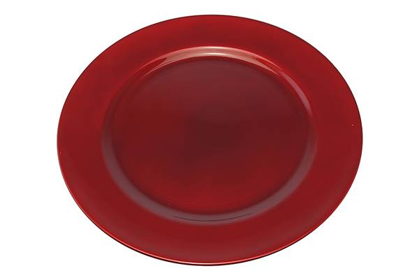 PARTENOPE SOTTOPIATTO LISCIO DM.33 ROSSO 