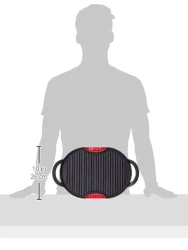 AETERNUM GRILL OVALE CON BASE 36X26CM 