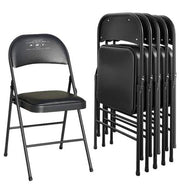 SEDIA PIEGHEVOLE ACCIAIO E PVC C/CUSCINO 