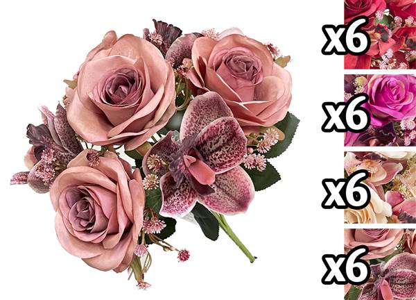 VEA BUSH ROSE ORCHIDEE 30CM ELI59874 