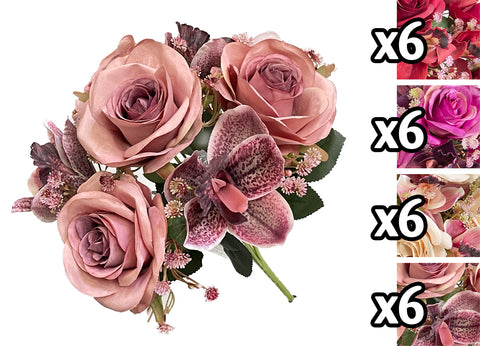 VEA BUSH ROSE ORCHIDEE 30CM ELI59874 - Infinity Home Store