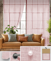 VEA TENDA LAILA PINK 140X280 YAN61870 1 PANNELLO