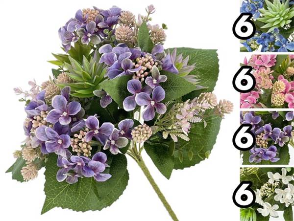VEA BOUQUET ORTENSIE RICH 35CM TIG62189 