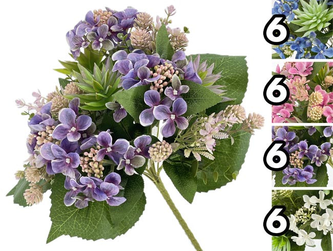 VEA BOUQUET ORTENSIE RICH 35CM TIG62189